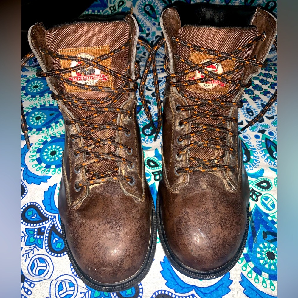 Brahma Dark Brown Steel Toed Boots